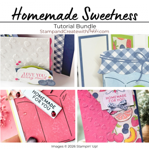 Homemade Sweetness Card Tutorial | 4 Elevated Card Designs (PDF Download)